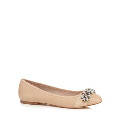 Faith Light pink 'Annie' jewel embellished shoes